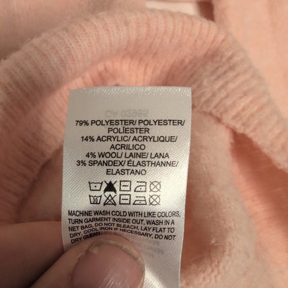 Lucky Brand Women's Pink V-Neck Sweater - Size L - Picture 9 of 9